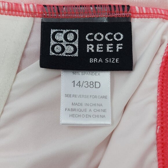 Coco Reef One-Shoulder Swimsuit Swim Women's 14/38D Slimming Lined Rutched - Picture 8 of 15